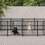 vidaXL Hondenkennel voor buiten 7,51 m² staal, Dieren en Toebehoren, Honden-accessoires, Verzenden, Nieuw