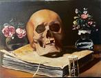 Scuola italiana (XX), da Guercino - Vanitas, Antiek en Kunst
