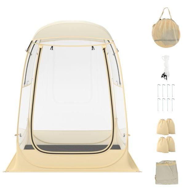 2dekans | Coast Transparante Kampeertent voor 2 Personen –, Caravans en Kamperen, Tenten, Zo goed als nieuw, Ophalen of Verzenden