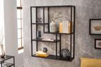 industrieele wandplank SLIM LINE 91cm zwarte essen vijf, Huis en Inrichting, Ophalen of Verzenden, Nieuw