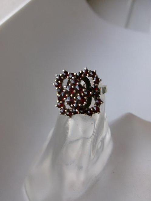 Zilver, Granaat - Ring - Art Deco-stijl, Antiek en Kunst, Kunst | Designobjecten