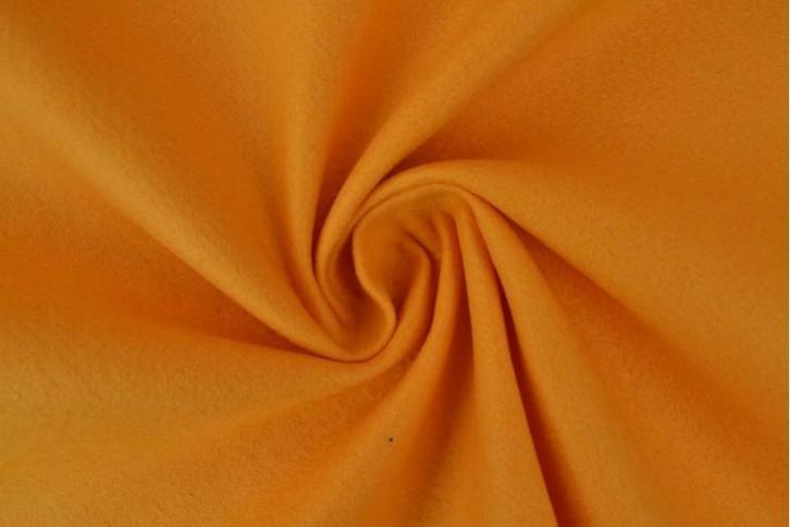 Vilt 3mm dik - Okergeel - 90cm breed - Per meter, Hobby en Vrije tijd, Stoffen en Lappen, 120 cm of meer, 200 cm of meer, Geel