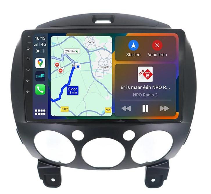 Android navigatie radio Mazda 2 2007-2013, Android OS, A..., Auto diversen, Autoradio's