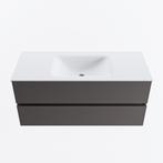 MONDIAZ VICA 110cm badmeubel onderkast Dark Grey 2 lades., Ophalen of Verzenden, Nieuw, Bad