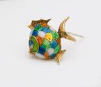Broche - 18 karaat Geel goud, Sieraden, Tassen en Uiterlijk, Antieke sieraden
