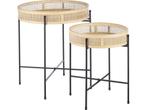 Mica Decorations Leandro - Bijzettafel - Set van 2 - H53 x, Huis en Inrichting, Verzenden, Nieuw