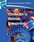 Introduction To Materials Management 9780132425506, Zo goed als nieuw