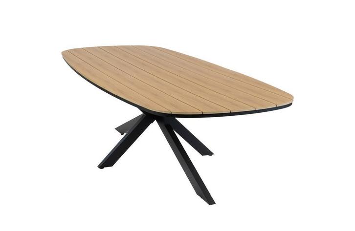 Tuintafel Cadiz 280x115cm, Tuin en Terras, Tuintafels, Nieuw, Aluminium, Ovaal, Ophalen of Verzenden