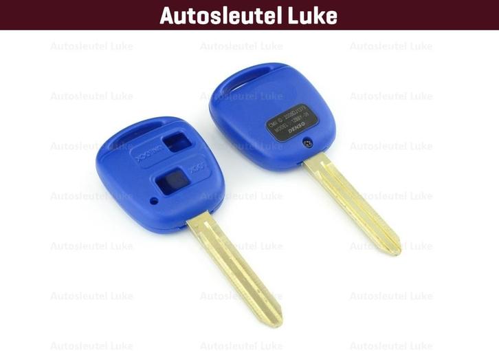 2-knops sleutel behuizing, blauw kpb807 voor Toyota, Auto-onderdelen, Elektronica en Kabels, Nieuw, Verzenden