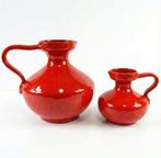 Karaf - Keramiek - Een paar kannen uit de Mid-Century-stijl.