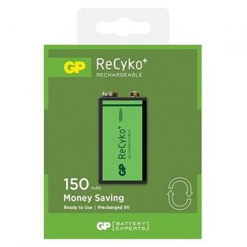 GP 6F22/9V GP ReCyko+ 150 Series 150mAh oplaadbaar 1x Bli... beschikbaar voor biedingen