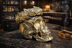 Figuur - Rose Skull - Messing
