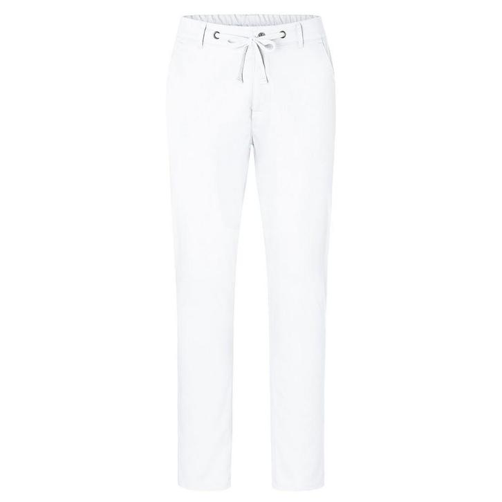 GGM Gastro | KARLOWSKY | Heren Modern Stretch Chino Broek -, Kleding | Heren, Broeken en Pantalons, Wit, Maat 48/50 (M), Nieuw