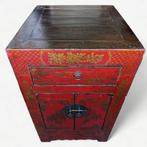 Antiek rood lakmeubel - Hout - China - 20e eeuw