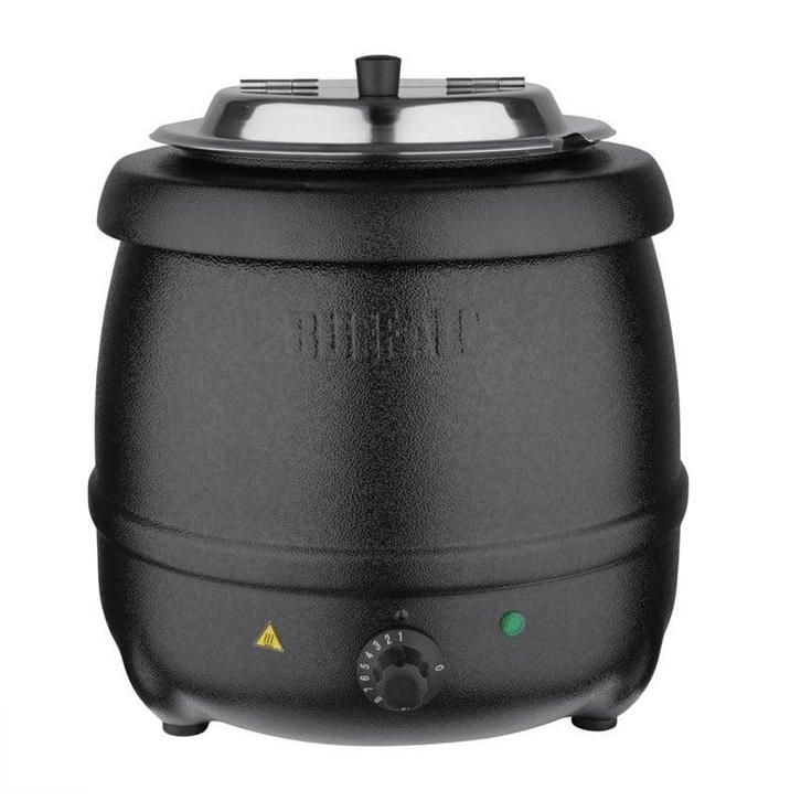 Soepketel zwart 10 liter |  36(h)x34,5(Ø)cm Buffalo, Zakelijke goederen, Horeca | Keukenapparatuur, Nieuw in verpakking, Verzenden