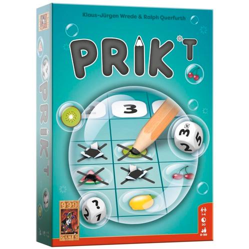 999 Games Prik T, Hobby en Vrije tijd, Gezelschapsspellen | Bordspellen, Nieuw, Verzenden