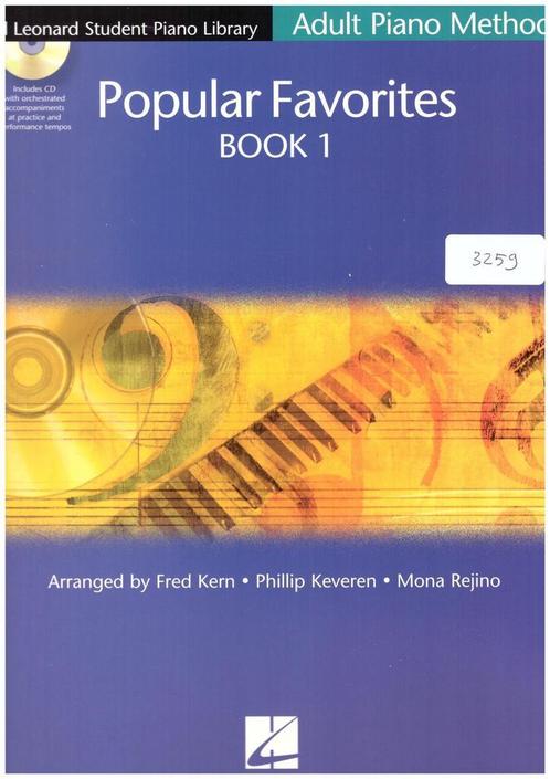Adult Piano Method - Favorites - Hal Leonard [303], Muziek en Instrumenten, Bladmuziek, Piano, Keyboard, Orgel, Les of Cursus