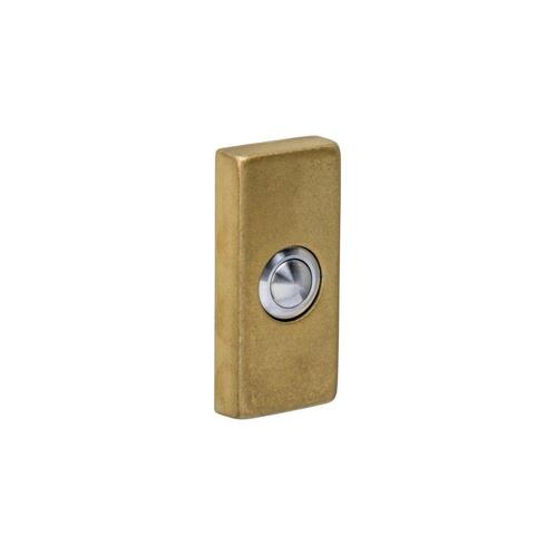 Intersteel deurbel rechthoekig 65x30x10mm verdekt - PVD, Huis en Inrichting, Deurbellen, Nieuw, Verzenden