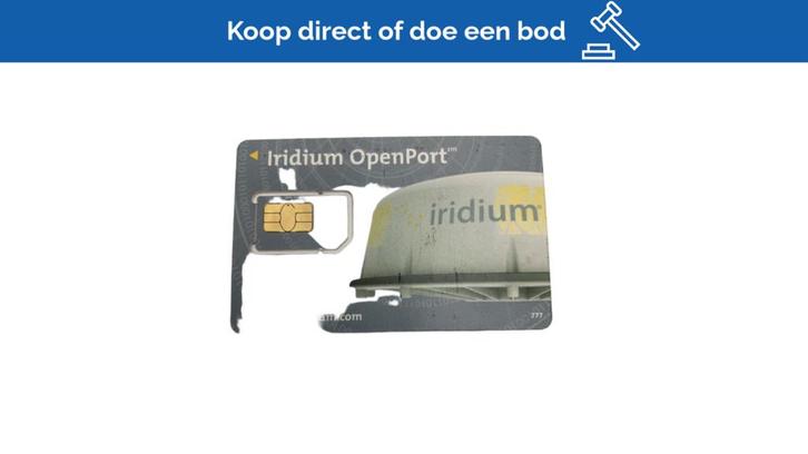 Bieden: Iridium SIM Card for Maritime Satellite Communicati, Watersport en Boten, Navigatiemiddelen en Scheepselektronica, Kabel of Apparatuur