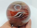 Agaat Bol - Hoogte: 6.8 cm- 445 g - (1), Verzamelen, Mineralen en Fossielen