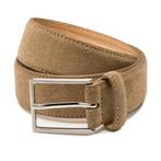 Suède heren riem Bobby - multipack - taupe, - Maat: 95 cm, Kleding | Heren, Riemen en Ceinturen, 95 tot 105 cm, Overige kleuren