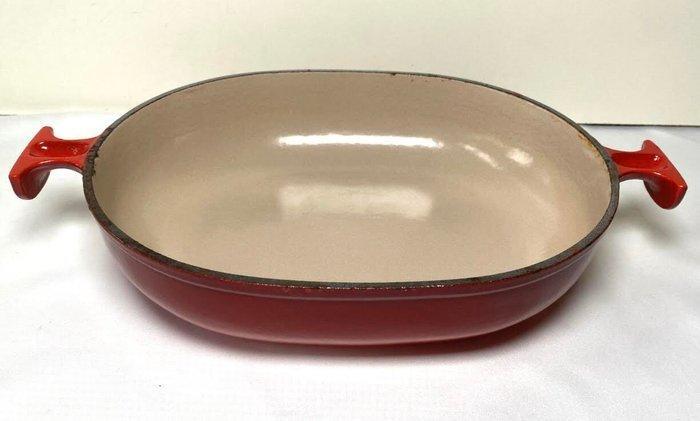Le Creuset - Ovenschaal - Enzo Mari - Gepolijste emaillen, Antiek en Kunst, Antiek | Keukenbenodigdheden