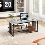 2dekans | Coast Salontafel - 2-Laags - Marmerlook - Max. 50, Huis en Inrichting, Tafels | Eettafels, Ophalen of Verzenden, Zo goed als nieuw