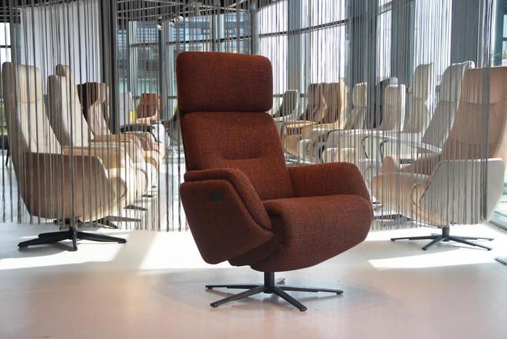Relaxfauteuil stof Twice Pro TW-269 DeToekomst 3motoren+accu, Huis en Inrichting, Fauteuils, Nieuw, Stof, Ophalen of Verzenden