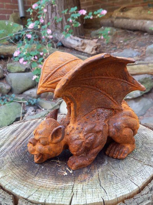 sculptuur, CRAWLING GARGOLYE, DEMON - 16 cm - IJzer, Antiek en Kunst, Kunst | Designobjecten