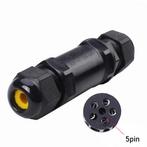 5Pin WATERPROOF KABEL CONNECTOR - Kabelverbinder IP68, Ophalen of Verzenden, Nieuw, Schakelaar