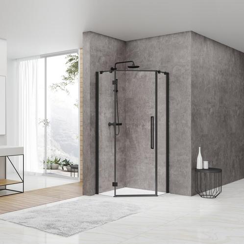 Douchecabine Van Rijn ST05 Vijfhoek 100x200 cm 8 mm Helder, Doe-het-zelf en Verbouw, Sanitair, Douche, Nieuw, Ophalen of Verzenden