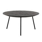 *WOONWINKEL* Teak Salontafel Schuine Rand Zwart, Huis en Inrichting, Tafels | Salontafels, Verzenden, Nieuw