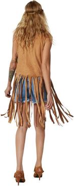 2dekans | dressforfun - dameskostuum hippie vest - XL -, Ophalen of Verzenden, Zo goed als nieuw