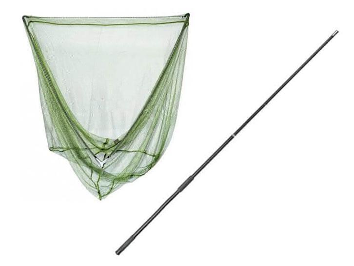 Karper Schepnet 107 x 107 cm. + Steel - Karper XL, Watersport en Boten, Hengelsport | Karpervissen, Net of Fuik, Nieuw, Verzenden