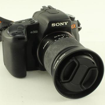 Sony A300 met 18-70 Objectief Oplader en 1 Accu beschikbaar voor biedingen