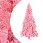 vidaXL Kunstkerstboom met standaard 210 cm PVC roze, Diversen, Kerst, Verzenden, Nieuw