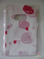 Giftbag fuchsia harten +/-50 cadeauzakjes, Hobby en Vrije tijd, Knutselen, Ophalen of Verzenden, Nieuw