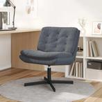 vidaXL Draaibare Relaxstoel Anders Donkergrijs 63 x 75 x 76, Huis en Inrichting, Stoelen, Verzenden, Nieuw, Grijs