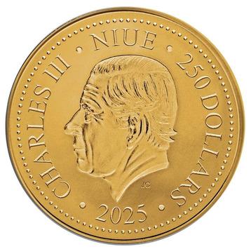Niue. 250 Dollars 2025 Niue Phoenix, 1 Oz Goldmünze Gold beschikbaar voor biedingen