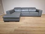 Montel Hoekbank - Grijs - Leder - Design - inclusief kussen, 250 tot 300 cm, Montel, montis, leolux, vitra, rolf benz, bank, fauteuil