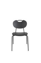 Eetkamerstoel - Burke - Zwart - Polywood - House of Rebels, Verzenden, Nieuw