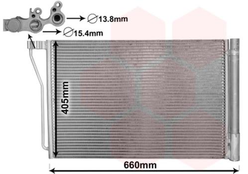LUCHTCONDENSATOR VOOR BMW 5 F10/F11 2009-2017 17112284243, Auto-onderdelen, Airco en Verwarming, Nieuw, Ophalen of Verzenden