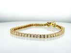 Tennis armband - 18 karaat Geel goud - 7.02ct. tw. Diamant