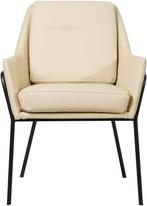 Crème leren industriële design eetkamerstoel - Toledo Leer B, Nieuw, Leer, Ophalen of Verzenden, Eén