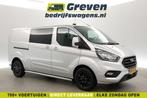 Ford Transit Custom 2.0 TDCI L2H1 Limited DC 6 Zits Airco, Nieuw, Ford, Zilver of Grijs, Lease