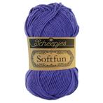 Scheepjes Softfun - 2463 violet - Katoen/Acryl Garen, Hobby en Vrije tijd, Breien en Haken, Ophalen of Verzenden, Nieuw