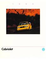 1990 VOLKSWAGEN GOLF CABRIOLET BROCHURE ENGELS (USA), Nieuw, Volkswagen, Author