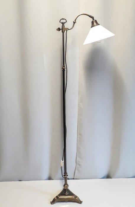 Vloerlamp om te lezen - In hoogte verstelbaar - Messing, Antiek en Kunst, Curiosa en Brocante