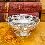 Edwardian style large sterling silver bonbon basket / fruit