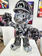 Patryk Konrad - Mario resin sculpture, holographic pop art